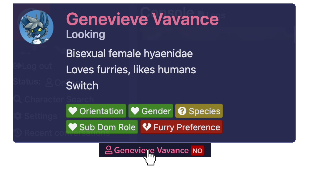 Character Previews